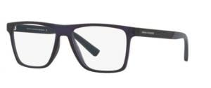Armani Exchange AX3055 Eyeglass Frames 8273-55 - Matte Navy Blue Frame