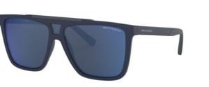 Armani Exchange AX4079S Sunglasses 827396-58 - Matte Navy Blue Frame, Dark Grey External Ar Lenses