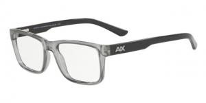 Armani Exchange AX3016 Eyeglass Frames 8239-53 - Transparent Smoke