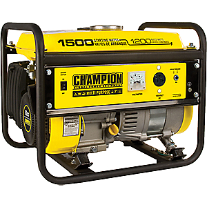 Champion 1200-Watt Generator - steel 42436