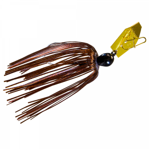 Z-Man Chatterbait Lure Jig Bladed 3/8 oz - Black/Brown 2ZZMCB3812