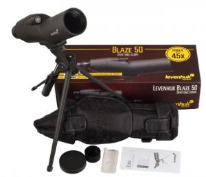 Levenhuk Blaze 15-45x50mm Spotting Scope, Black 67945