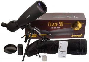 Levenhuk Blaze 30-90x90mm Spotting Scope, Black 67946