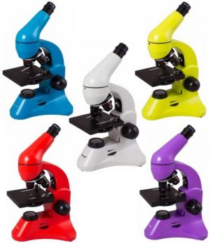 Levenhuk Rainbow Series 64-1280x 50L PLUS Microscope,Orange 69080