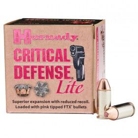 Hornady Critical Defense Lite 9mm