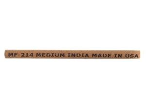 Norton India Sharpening Stone Straight Round 4 x 1/4" Medium - 763232" 9061463686475