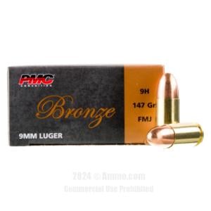 PMC Bronze 9mm 147 Gr FMJ (Case) 