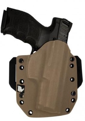 Black Rhino Concealment Tactical Carrier Holster System / Glock, Model Glock 42, Left Handed Shooter, Cant 0 Degrees, Flat Dark Earth, 191204035261