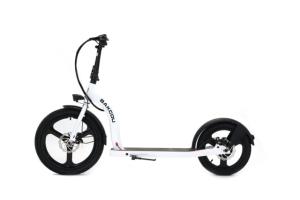 Bakcou Mini Badger Scooter, Gloss White, 9509543986648