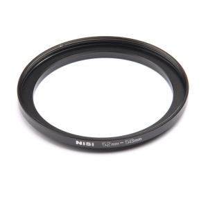 NiSi PRO 52-58mm Aluminum Step-Up Ring in Black