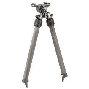Mdt Sporting Goods Inc 114700BLK Mountain Bipod 2.70-15.80” High Black Carbon Fiber/Aluminum