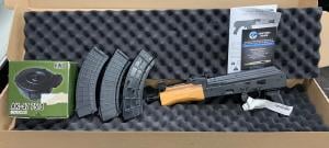 CENTURY ARMS MINI DRACO 75 RND DRUM/ THREE 30 RND MAGAZINES USED GUNS