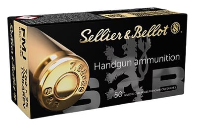 Sellier & Bellot 7.62x25mm Tokarev Ammo 85 Grain Full Metal Jacket Box of 50 - $28.99 (Free Shipping on $100+ Orders)
