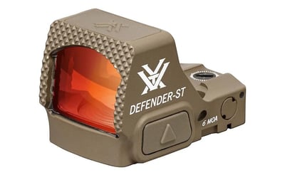 Vortex Defender-ST 1x23mm Reflex Red Dot Sight, Tan 6 MOA dot - $212.99 (Free S/H over $49 + Get 2% back from your order in OP Bucks)