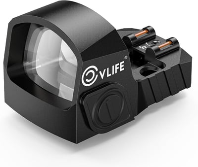 CVLIFE WolfCovert Motion Awake Red Dot (Compatible with RMS/RMSC) 2MOA Shockproof IPX6 Waterproof, with Adapter Plate for MOS & 21mm Picatinny Base - $72.09 w/code "H6KE4322" + $17 Prime discount + FREE Shipping