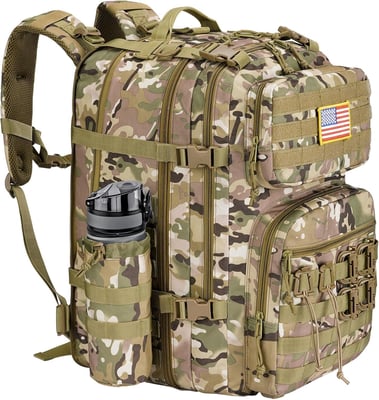 CVLIFE 60L-50L Large Tactical Backpack 900D Expandable Molle - $34.19 w/code "SRTZOU9D" + FREE Shipping
