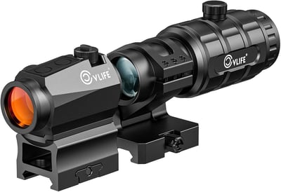 CVLIFE 2 MOA Motion Awake Red Dot and Flip-to-Side Magnifier Kit, Absolute Co-Witness - $108.79 w/code "PJJSWTJC" + 16% Prime discount + FREE Shipping