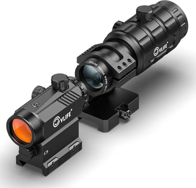 CVLIFE 3 MOA Red Dot with 3X Magnifier, Auto Brightness Adjustment, Absolute Co-Witness - $73.2 w/code "M7XMPHZO" + $20 Prime discount + FREE Shipping