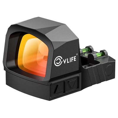 CVLIFE WolfCovert X M01 Multiple Reticle Red Dot (Compatible with RMS/RMSC) Motion Awake 2MOA 32 MOA Circle with Adapter Plate for MOS & 21mm Picatinny Base - $113.99 w/code "X62TRJD8" + FREE Shipping