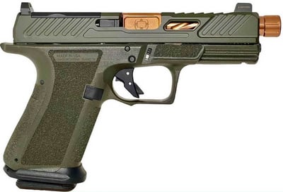 Shadow Systems MR920 Elite 9mm 4.5" Semi-Auto Pistol, 15+1 Rounds, OD Green, Sportsman's Exclusive - $999.99  (Free S/H over $75 or Free store pickup)