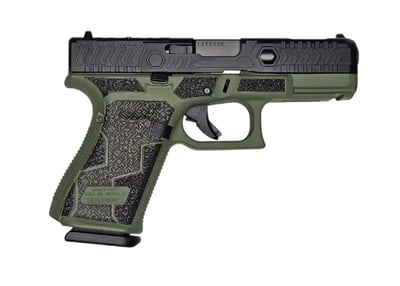 Shark Coast Tactical Custom Glock 19 V 9mm 4.02" 10rd Kavorka OD Green - $719.99 (Free S/H on Firearms)