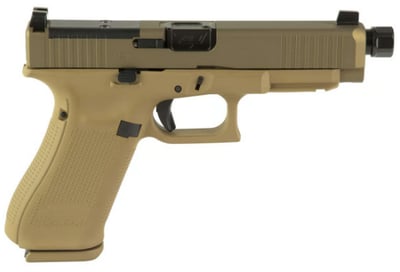 Shark Coast Tactical Glock 47X Gen 5 MOS 9mm Pistol, 4.49" Threaded Barrel, 17rd, FDE - $899.99