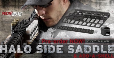 ATI Halo Side Saddle with Add-A-Shell - $79.99