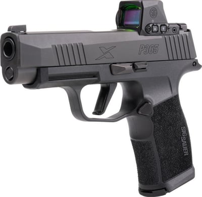 Sig Sauer P365 9mm, 3.7" Barrel, Black, Romeo-X Optic, 10rd - $818.89 (Add To Cart) 