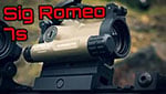 Sig Romeo 7s Opmod Green Dot - Great Body, OK Dot