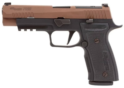 Sig Sauer P320 AXG 9mm 4.7" 17rd Pistol, Night Sights, Coyote Tan - $599 