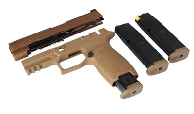 Sig Sauer P320 Cal-X 9mm Full Size 3 Mags Kit Coyote - $400.52