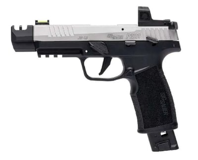 Sig Sauer P322 COMP RX .22 LR Pistol, 4" Barrel, 20/25 Rounds w/ Romeo Zero Elite Red Dot, Silver/Black - $599.99 