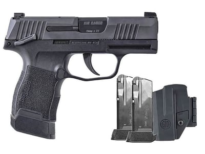 Sig Sauer P365 TACPAC 9mm 3.1" Barrel Pistol w/ Holster & (3) 12rd Mags - $529.99 (Free S/H)