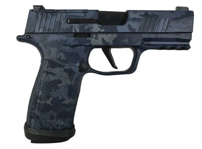 Sig Sauer P365-XMACRO TACOPS 9mm 3.7" 17rd Pistol, Blue Multi-Cam - $741.97