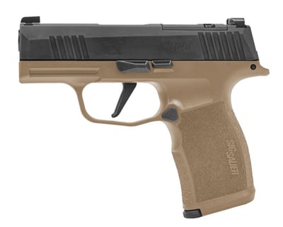 Sig Sauer P365X 9mm 3.1" 12rd Pistol, Night Sights, Two-Tone Coyote - $599.99 + Free Shipping