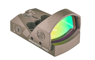 SIG SAUER Romeo 1 Pro 1x30mm Reflex Red Dot 6 MOA FDE – DEMO - $201.99 (Free S/H over $49 + Get 2% back from your order in OP Bucks)