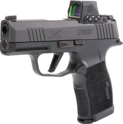 Sig Sauer P365 9mm 3.1" Barrel, Black, Romeo-X Optic, 12rd - $814.36 (Add To Cart) 