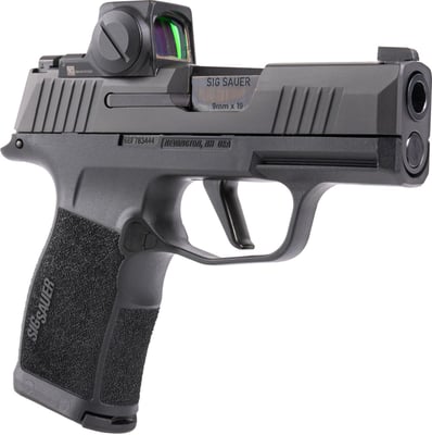 Sig Sauer P365 9mm, 3.1" Barrel, Black, Romeo-X Optic, 10rd - $814.36 (Add To Cart) 