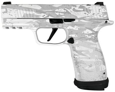 Sig Sauer P365-XMACRO TACOPS 9mm Optic Ready Pistol with White Multi Camo Finish and Four Magazines - $754.40 