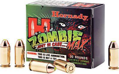 Hornady .45 Auto	185 Grain Z-Max	20 Rnds - $17.99 (Free Shipping over $50)