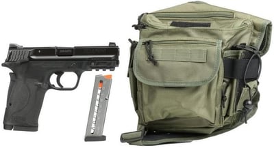 Smith and Wesson M&P380 Shield EZ Bundle .380 ACP 3.7" Barrel 8-Rounds w/ 3 Mags & Bag - $452.99