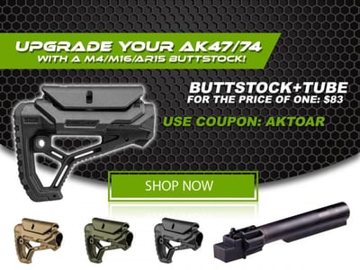 FAB AK to AR Stock Conversion GL-CORE CP & 6 Position Tube Stock Conversion - $83 (Free Shipping)