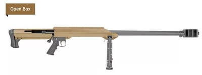 Barrett 99A1 Bolt Action Rifle 416 Barrett 32" Black Threaded Barrel Flat Dark Earth Frame Flat Dark Earth Pistol Grip - Open Box - $3354.95 + Free Shipping (Free Shipping on $100+ Orders)
