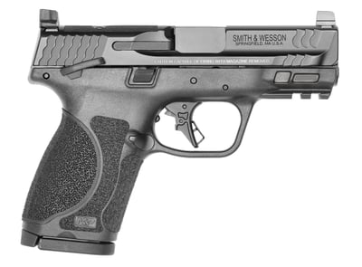 Smith & Wesson M&P 2.0 9mm Pistol, 3.6" Barrel, 15 Rounds, Optic Height Sights, Black - $499.99 