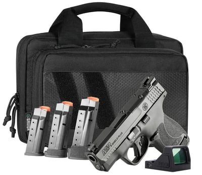 Smith & Wesson M&P 9 Shield Plus 9mm 3.1" Barrel 10,13,15 Rounds Viridian Optic Carry On Bundle - $455.99 + Free Shipping 