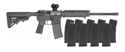 Smith & Wesson M&P15 Volunteer XV, 5.56mm, 16" Barrel, 10x 30rd Magazines, & Crimson Trace Red Dot - $699.99 