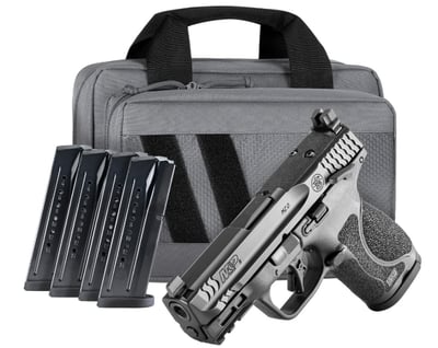 Smith & Wesson M&P9 M2.0 Compact 9mm 4" 15rd Pistol, 5 Mags, Savior Pistol Case - $479 + FREE Shipping 