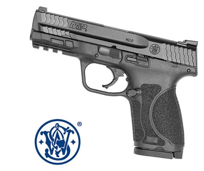 Smith & Wesson M&P9 M2.0 Compact 9mm 4" Barrel 15 Rounds Black - $467.61 