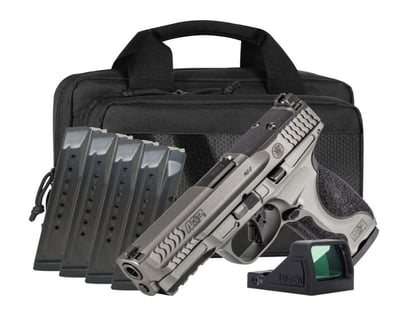 Smith & Wesson M&P9 M2.0 METAL 9mm 4.25"BBL (5)Mags Carry On Bundle w/ Viridian RFX11 Optic - $779.99 
