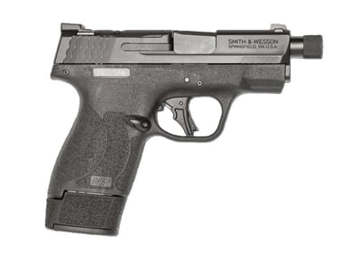 Smith & Wesson M&P9 Shield Plus 9mm 3.70" 10/13/15rds, Black - $399.99 